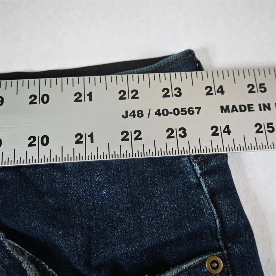 Pantalones de mezclilla elásticos con enjuague recto tobillo recortado Sonoma 24W para mujer Foto 2 de 4