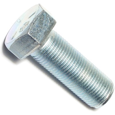 2 PCS 3/4-16 x 2 Inch Grade 5 Fine Hex Cap Screws Zinc Plated High Strength