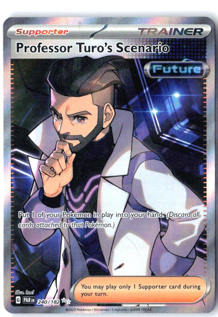 Professor Turo's Scenario 240/182 Ultra Rare Paradox Rift Pokemon Holo Near Mint