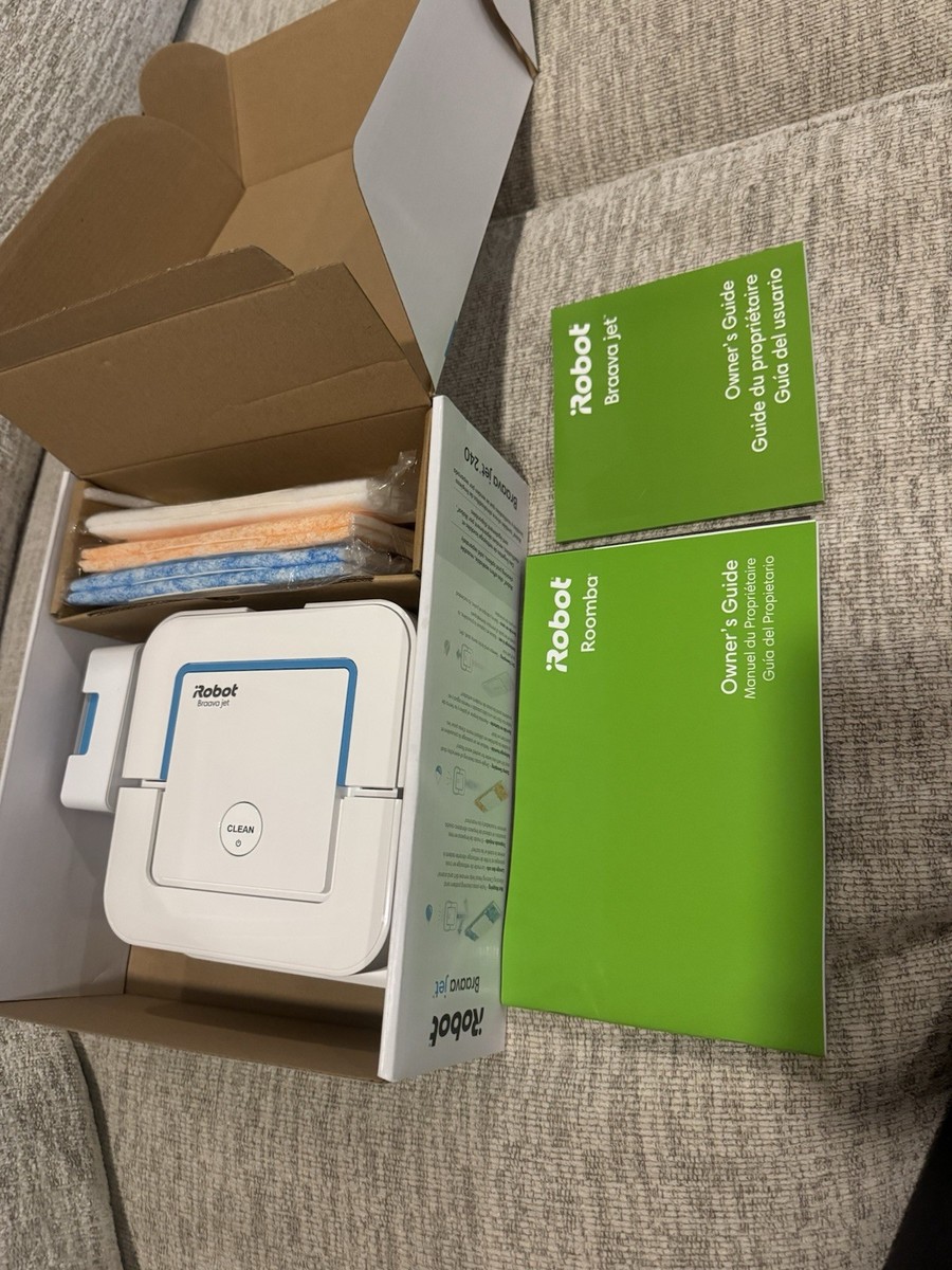 iRobot Braava jet 240 App Controlled Robot Mop - White for sale