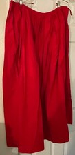 Red Civil War Lady Work Skirt