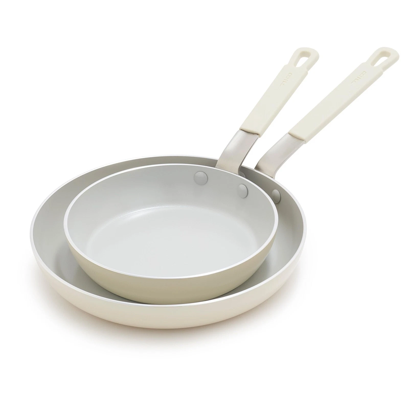 Bobby Flay 2pk (8" and 10") Ceramic Nonstick Aluminum Fry Pan Set