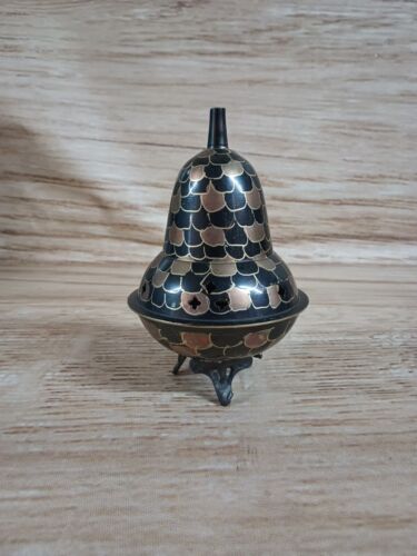 Solid Brass Burner For Cone Incense ,Charcoal Or Granular.Resin Incense - Picture 1 of 11