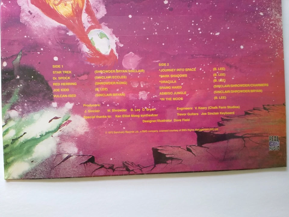 Vulcans Star Trek Vinyl LP Record Album Deep Space Maroon Color Dr Spock Sealed Foto 4 de 4