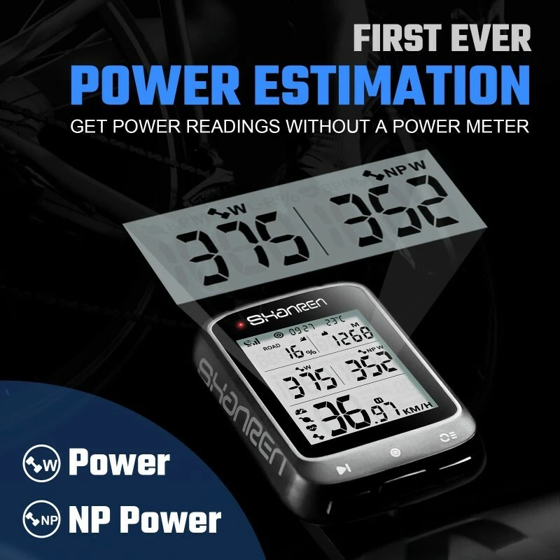 SHANREN MILES GPS-Fahrradcomputer BLE, ANT+ synchronisiert mit Fahrrad-Rücklicht - Bild 4 von 4