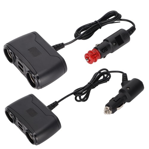 Cigarette Lighter Splitter Adapter 100W USB QC 3.0 Car Plug Charger 2 In 1 W FTD - Photo 12 sur 18