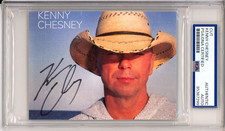 SIGNED Kenny Chesney Born CD Cover Album Art Card PSA DNA COA RARE AUTHENTIC