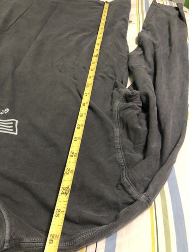 LIFE IS GOOD Grill Sergeant BBQ Long Sleeve Grey Mens Size M - Picture 2 of 8