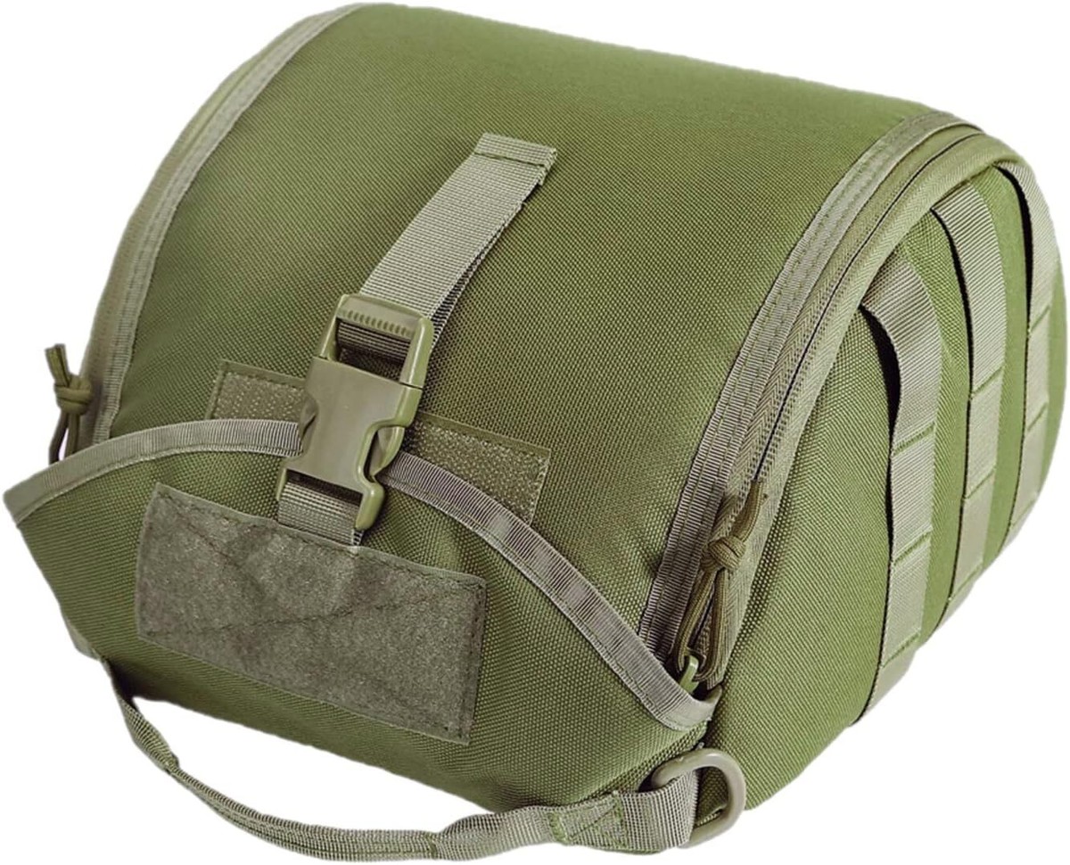 Tactical MOLLE Clamshell Helmet Bag Storage Case for Airsoft 