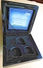 CASE FOR 3 GOLD SOVEREIGNS BATTLE OF BRITAIN 80TH ANNIVERSARY (ONLY) WITH COA