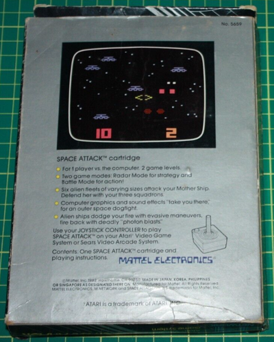Boxed Atari 2600 Game: M Network Space Attack #1 - Picture 4 of 6