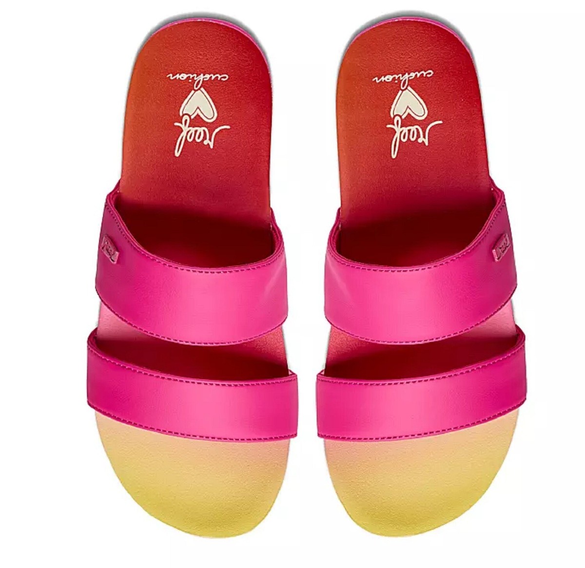 REEF Banded Horizon Hi Platform Slip On Cushion Comfort