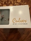 NIB 4 Culver  Dachshund Christmas Frosted Glasses — photo 3