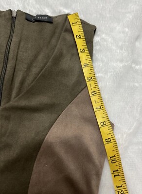 Suzy Shier Dress Green And Brown Size S | eBay