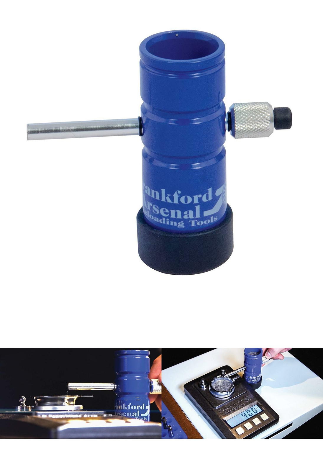 Frankford Arsenal Powder Trickler With Large Powder Cap Frankford Arsenal Powder Trickler With Large Powder Cap