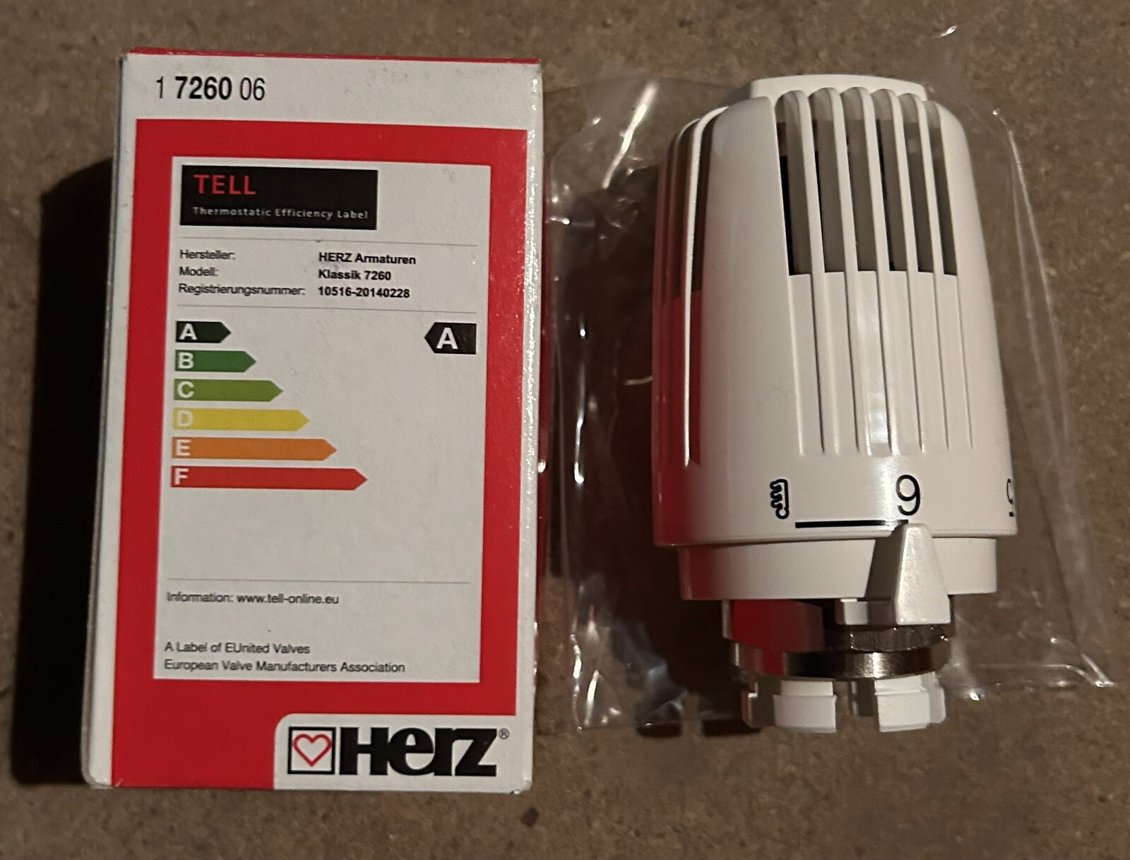 Herz Thermostatic Radiator Valve Replacement Sensor Head M28x1 5 