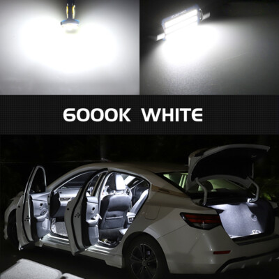 10x Interior LED Light Map Dome Bulb Kit for 1998-2018 Subaru Forester 4 Color