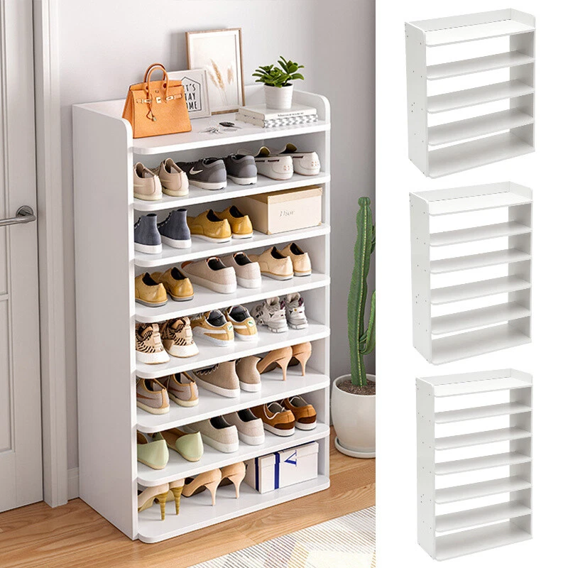 5 8 Tiers Shoe Stand Storage Organiser Shoe Rack Home Display Shelf Rack Cabinet