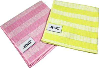 HWG  Bamboo Reinigungstuch - Ultrafeine Mikrofaser - Grün oder Pink - 40x40 cm