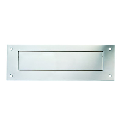 Interne Briefplatte Satin Edelstahl Oberfläche Schwerkraft Klappe Post Briefkasten 