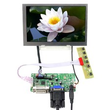 7" G070VW01 V0 800x480 WLED Backlight 400nit LCD DVI VGA LCD Controller Board