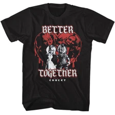 Childs Play Movie Tiffany Bride Of Chucky Better Together Men's T Shirt