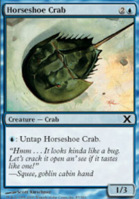 4x Horseshoe Crab ~ Near Mint 10th Edition Tenth MTG Magic x4 4 UltimateMTG Play