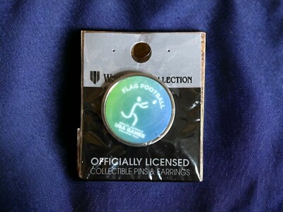 NIP WinCraft 2022 Special Olympics USA Games Flag Football Symbol Pin