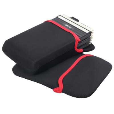 2 PCS 5x7 Large Format Sheet Film Holder Protection Case Bag Sleeve Neoprene