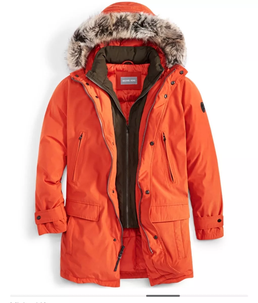 Michael kors hooded parka sales