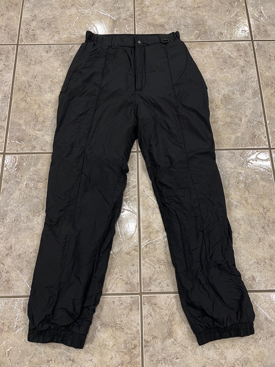 Womens Ladies 12 Gelande Sportswear Snow Ski Pants Black Insulated