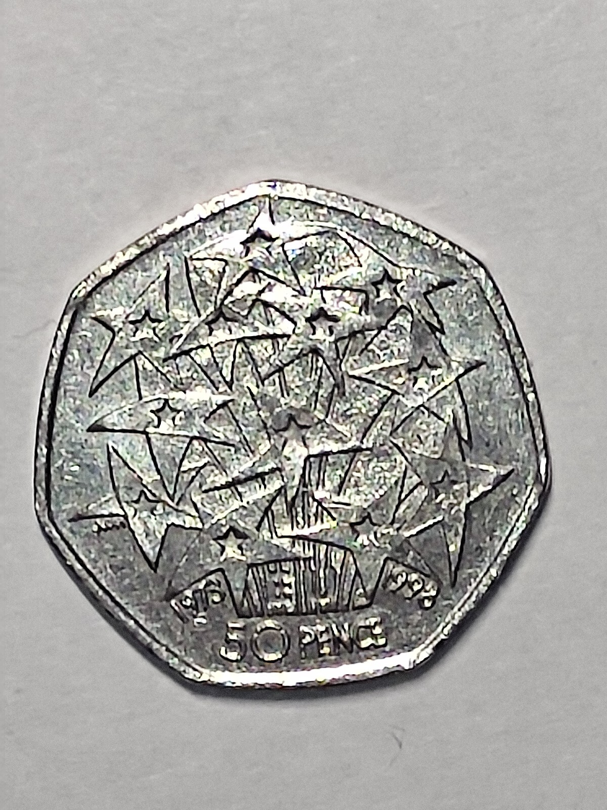 VERY RARE 50p Pence 1998 EURO Stars 1973 1998 Coin Collectors Must very-rare-50p-pence-1998-euro-stars-1973-1998-coin-collectors-must
