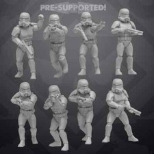 Authority Phase 1 Tro (8) -  Star Wars Legion Scale/Roleplay resin miniatures SF