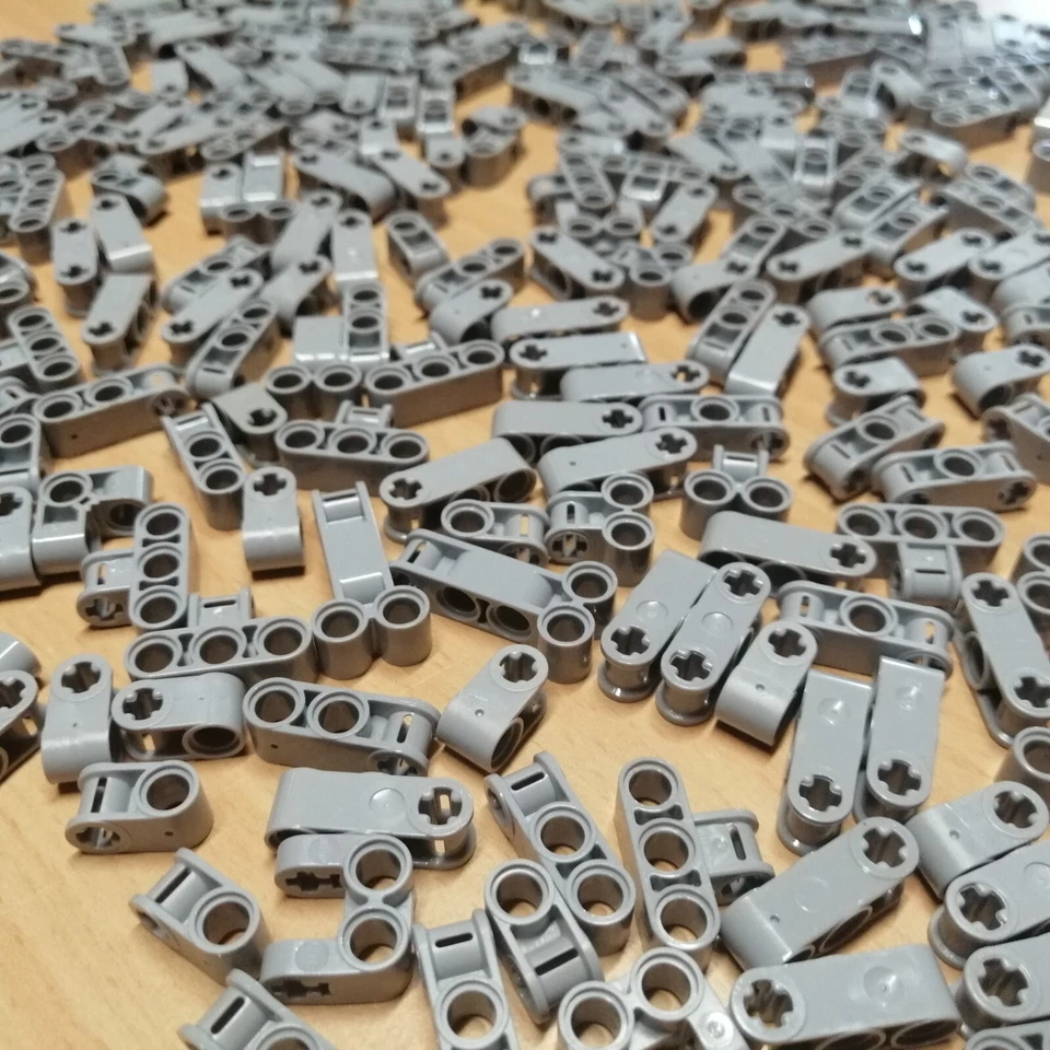 LEGO TECHNIC 300 x Verbinder versch. Ausführungen hellgrau / Technik Sammlung - Bild 4 von 4