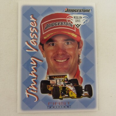 Jimmy Vasser #8 Shell Team Rahal Trading Card Bridgestone Medallion Series Cart