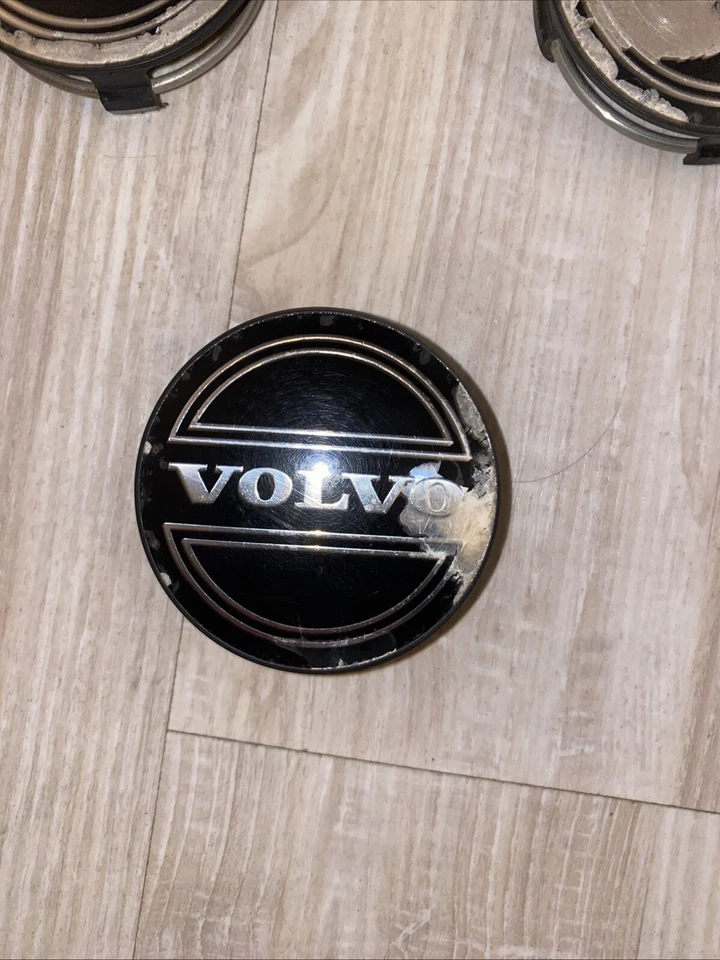 Set Of 3 2000-2004 Volvo S40 V40 Center Cap Covers p/n 306300 85  30630085 - Image 3 of 4