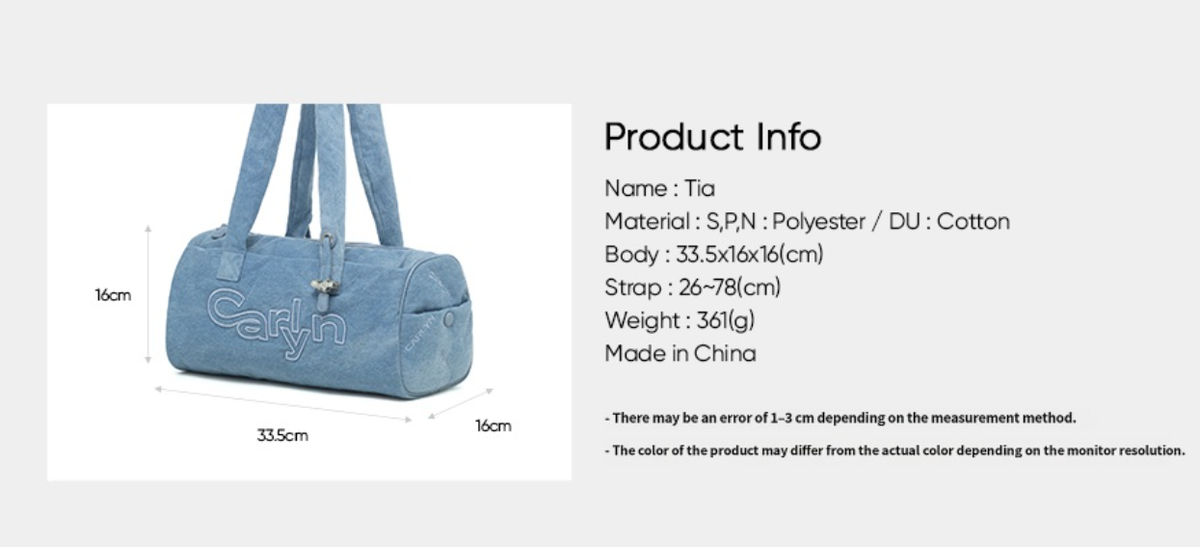 ◆CARLYN◆ TIA DENIM BLUEH74104020 s-l1200.png