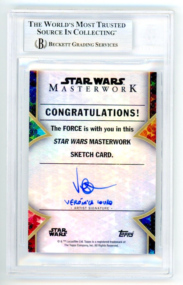 2023 Topps Star Wars Masterwork 1/1 Sketch by Veronica Louro
