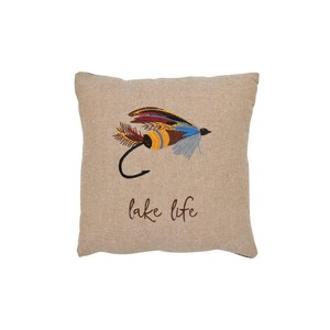 fly fishing throw pillows