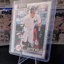 Austin Wells New York Yankees Topps Series 1 Baseball Sandglitter #220