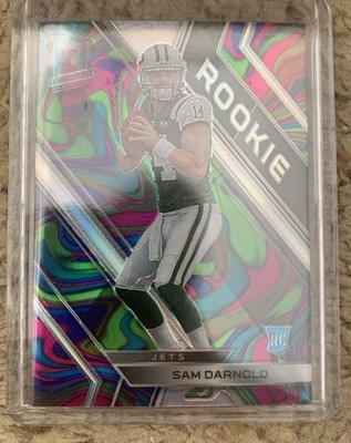 Sam Darnold 2018 Panini Spectra Neon Marble RC SSP SN #3/4 #123-NY JETS *RARE*