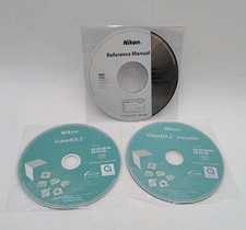 Nikon Coolpix AW100 Reference Manual CD + ViewNX 2 Installer CW13 CW14 Lot