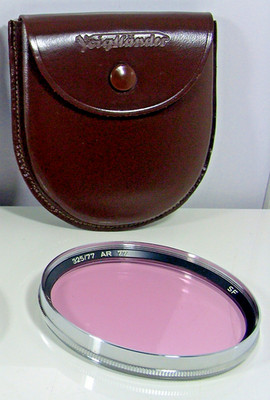 ZEISS IKON Skylight Filter AR 77 Farbfilter mit Etui für Contarex Kamera