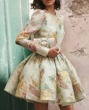 Zimmermann Matchmaker Tulip Mini Dress with crystal neckline (4) AU16/UK16/ US12