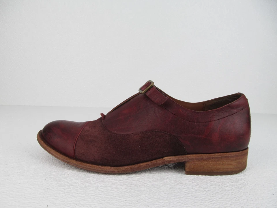Kork-Ease Niseda Oxfords Burgundy Leather Women's Size 10 M - Image 3 of 4