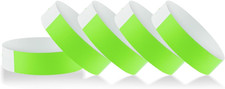 500 Pcs Wrist Bands, Paper Wristbands for Events, Adhesive Colored Wristbands, D