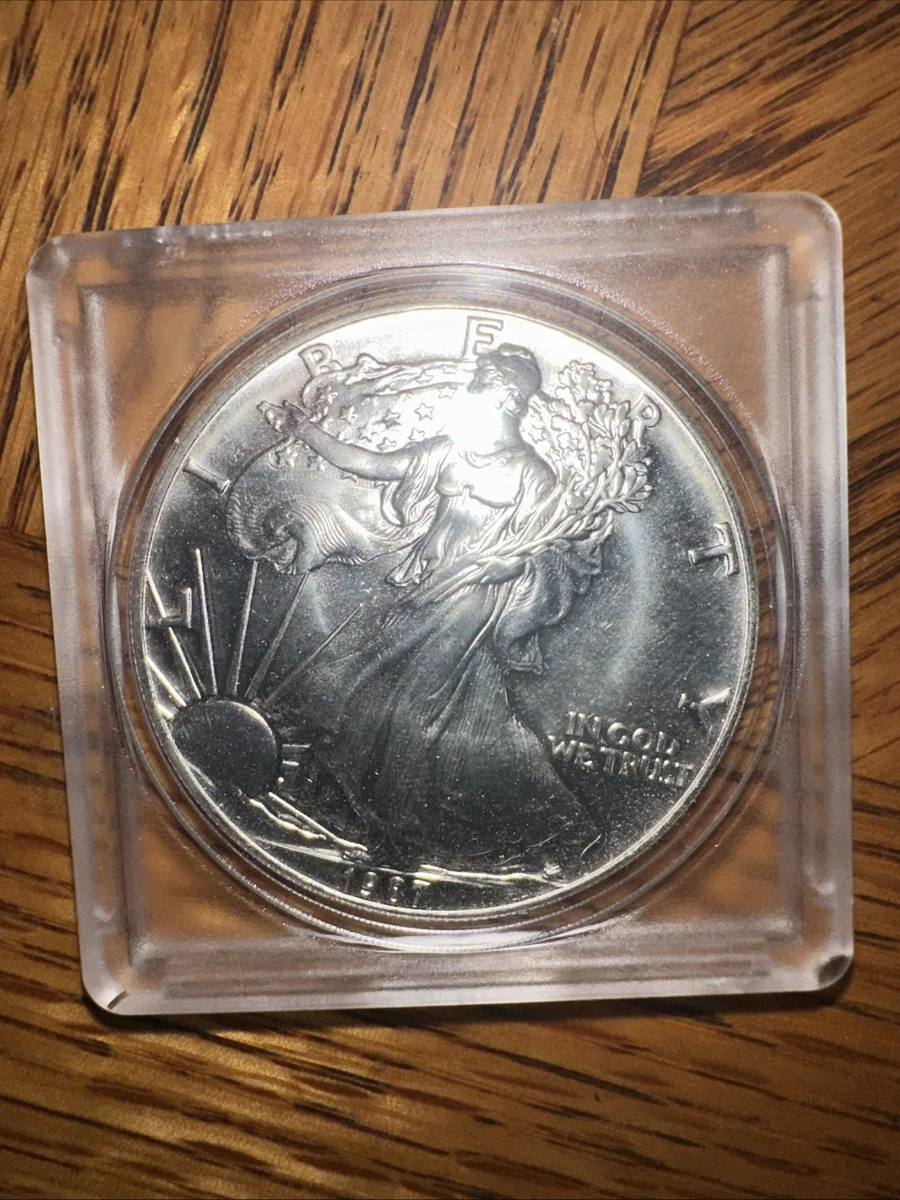アメリカFour Seasons 2002 イーグル1ドル銀貨4種セット 1987 Silver