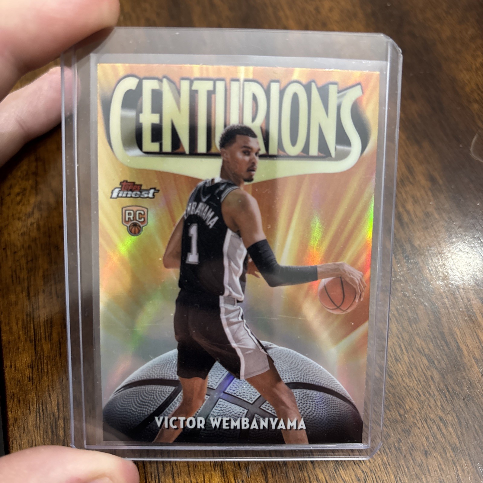 Victor Wembanyama 2023-2024 Topps Finest Centurions Case Hit Rookie Spurs