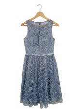 MAGIC NIGHTS Abendkleid Damen Kleid Gr. DE 36 blau Elegant
