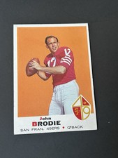 1969 Topps Football #249 John Brodie EX+ San Francisco 49’ers Niners Stanford